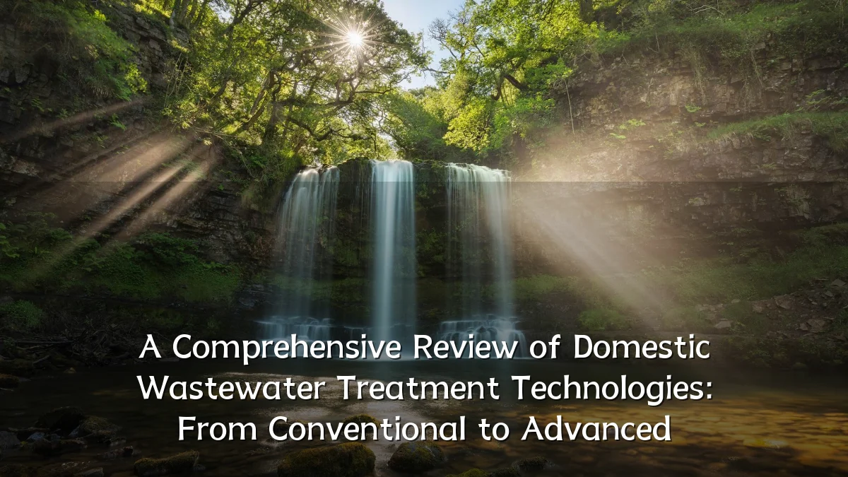 A Comprehensive Review of Domestic Wastewater Treatment Technologies: From Conventional to Advanced