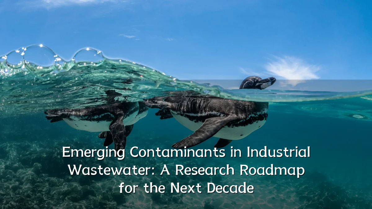 Emerging Contaminants in Industrial Wastewater: A Research Roadmap for the Next Decade
