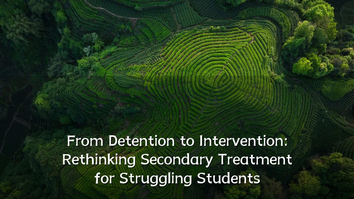 From Detention to Intervention: Rethinking Secondary Treatment for Struggling Students