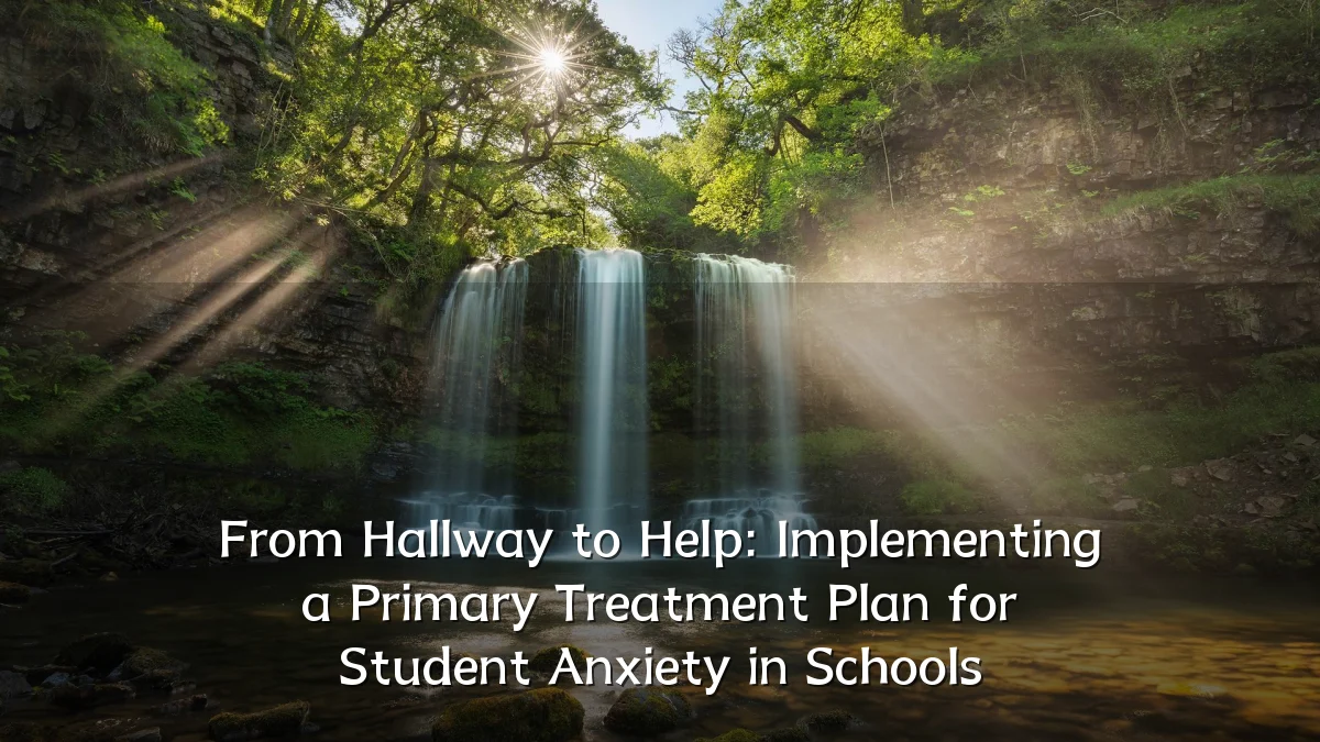 From Hallway to Help: Implementing a Primary Treatment Plan for Student Anxiety in Schools