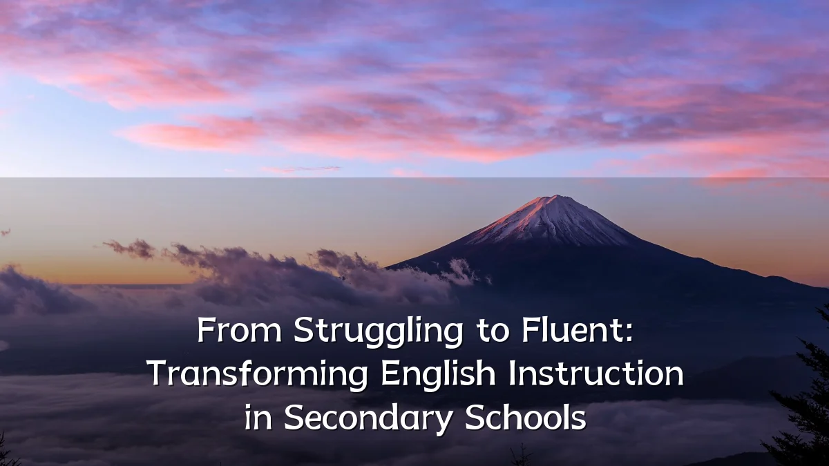 From Struggling to Fluent: Transforming English Instruction in Secondary Schools