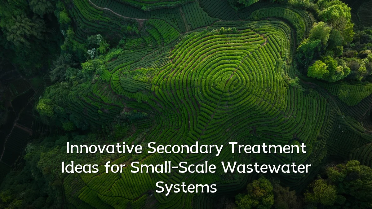 Innovative Secondary Treatment Ideas for Small-Scale Wastewater Systems