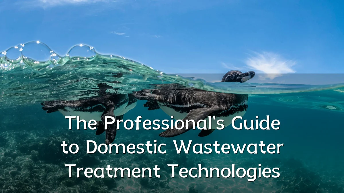The Professional's Guide to Domestic Wastewater Treatment Technologies