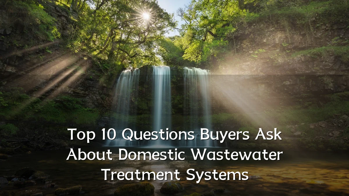 Top 10 Questions Buyers Ask About Domestic Wastewater Treatment Systems