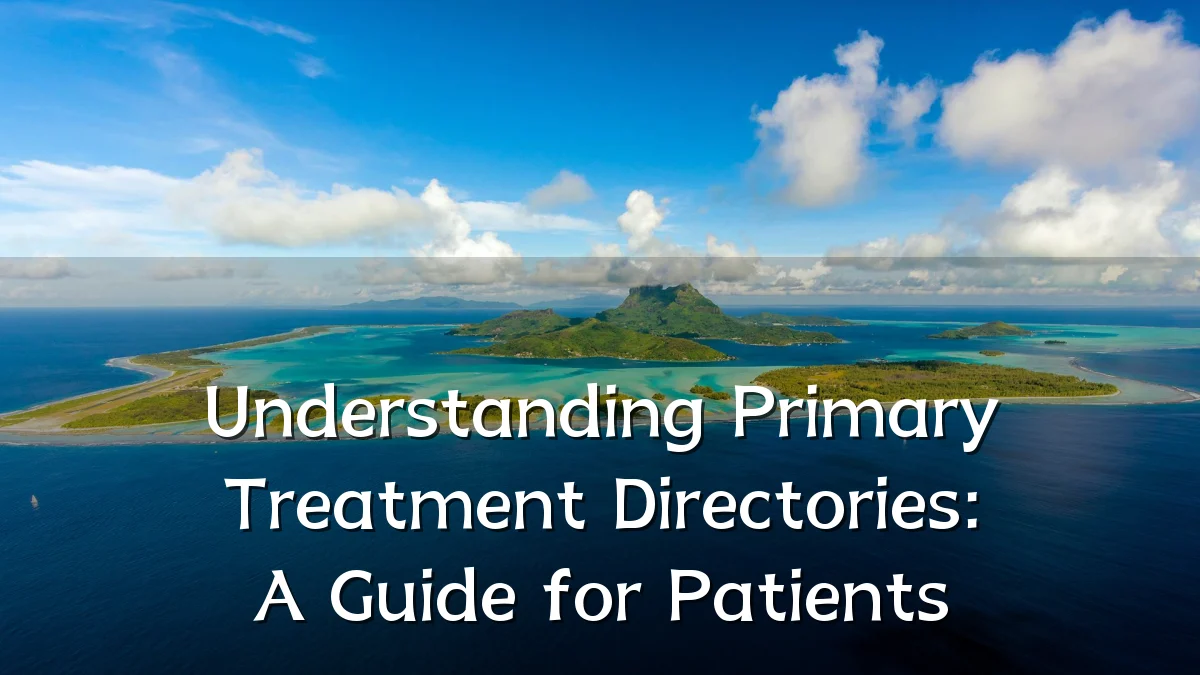 Understanding Primary Treatment Directories: A Guide for Patients