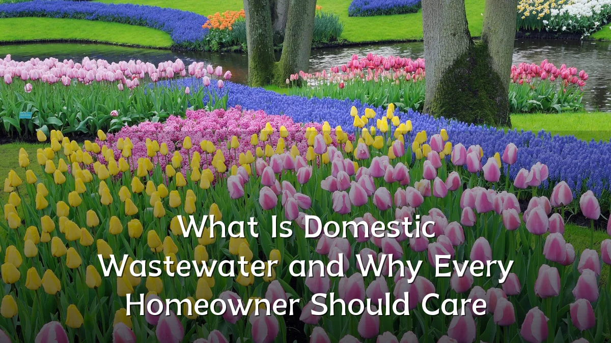 What Is Domestic Wastewater and Why Every Homeowner Should Care